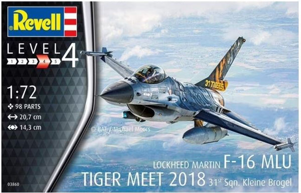 Revell 3860 1/72 F-16 MLU Fighting Falcon  Lockheed Martin - Tiger Meet 2018