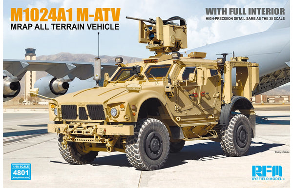 Rye Field Model 4801 1/48 M1240A1 M-ATV MRAP all terrain vehicle