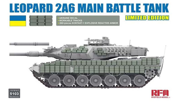 Rye Field Model 5103 1/35 Leopard 2A6 Main Battle Tank Limited Edition