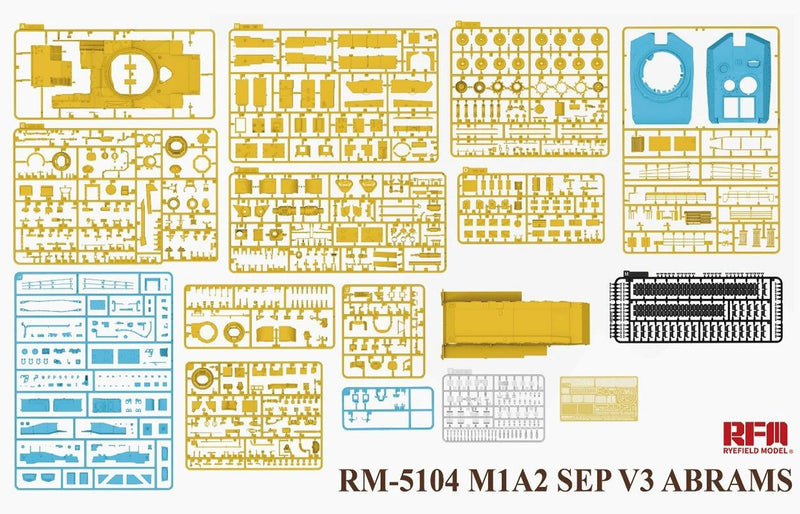 Rye Field Model 5104 1/35  M1A2 SEP V3 Abrams Main Battle Tank