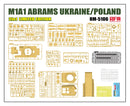 Rye Field Model 5106 1/35 M1A1 Abrams Ukraine/Poland 2 in 1 Limited Edition