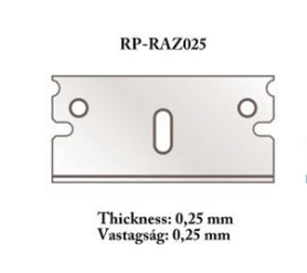 RP Toolz RP-RAZ .25mm Replacement Razor Blades (for RP-CUTR Miter Cutter)