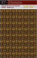 RT DIORAMA 35836 1/35 Printed Accessories: Wooden Floor No. 1