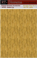 RT DIORAMA 35841 1/35 Printed Accessories: Wooden Floor No. 6