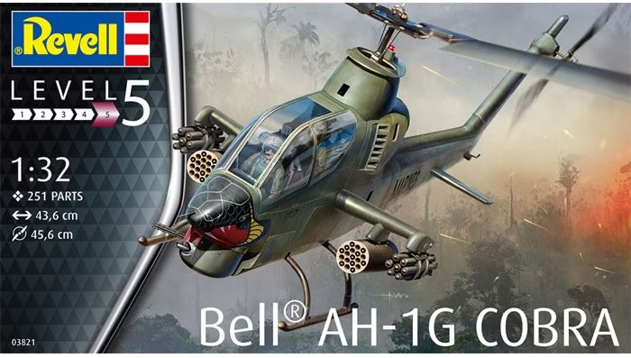 Revell 3821 1/32 Bell AH-1G Cobra