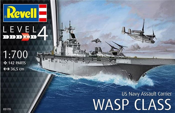 Revell 5178 1/700 US Navy Assault Carrier Wasp Class