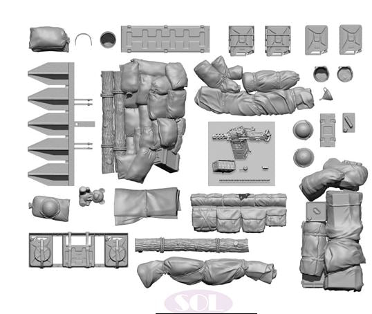 Resin Factory MM686 1/35 Accessories Set for Achilles