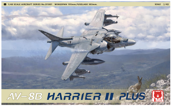 ***PRE-OREDER NOT IN STOCK UMa Models D1001AV-8B Harrier II Plus PRE-ORDER***
