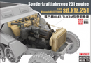 Lanmo Model LM35017 1/35 Sonderkraftfahrzeug 251 Engine