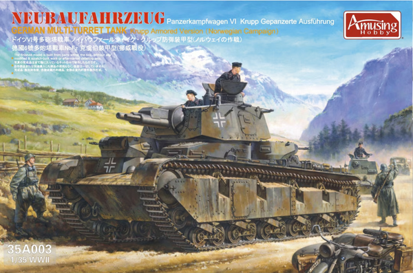 Amusing Hobby 35A003 1/35 Neubaufahrzeug Krupp Version