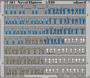 Eduard 17501 1:350 Naval Figures painted