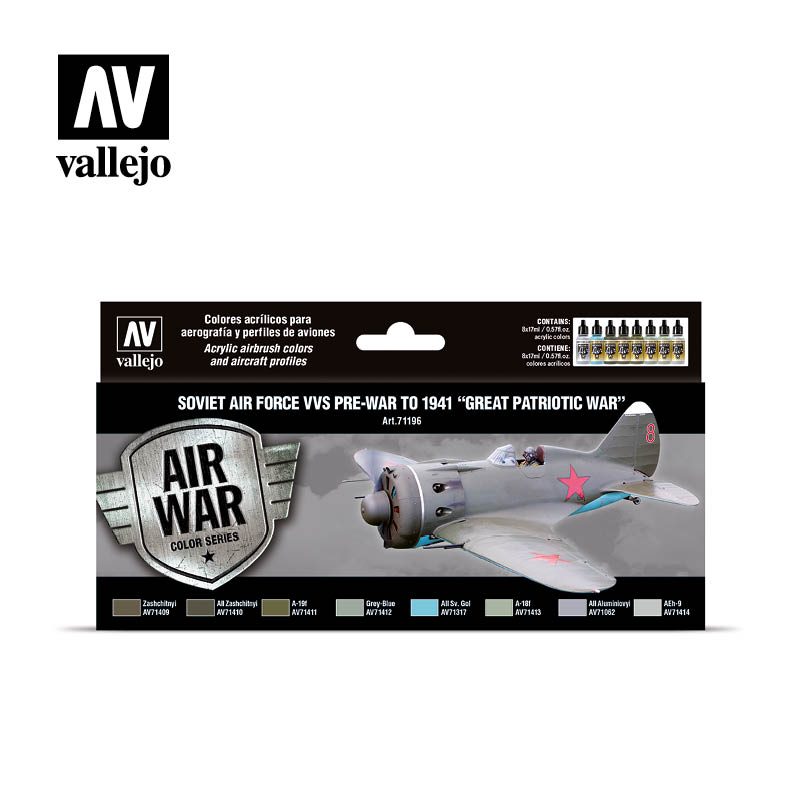 Vallejo 71.196 Air War Series: Soviet Air Force VVS pre-war to 1941 “Great Patriotic War”
