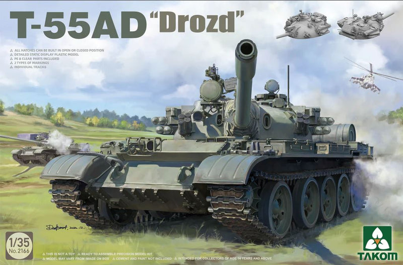 Takom 2166 1/35 T-55 AD  "Drozd"