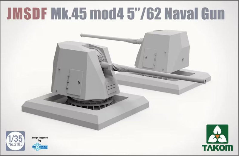 Takom 2183 1/35 JMSDF Mk.45 Mod 4 5"/62 Naval Gun