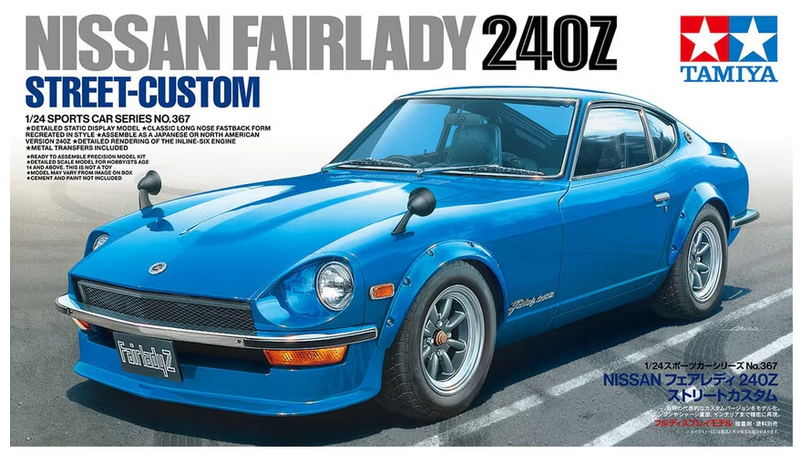 Tamiya 24367 1/24 Nissan Fairlady 240Z Street-Custom