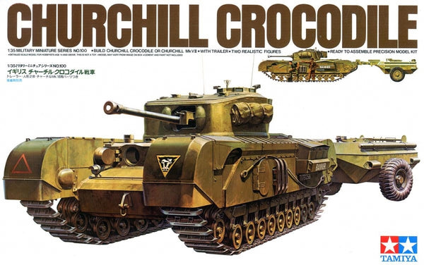Tamiya 35100 1/35  Churchill Crocodile British Flame Thrower Tank