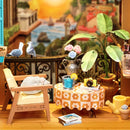 Robotime TGB18 Sunset Isle DIY Book Nook Kit