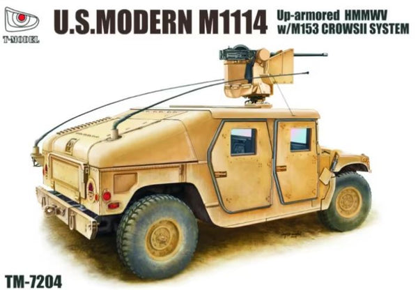 T-Model 7204 1/72  M1114 Up-Armored HMMWV w/M153 Crows II System