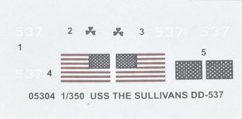 Trumpter 05304 1/350 USS The Sullivans DD-537