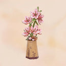 Robotime TW101 Rowood DIY Wooden Flower Bouquet (Sakura) 3D Wooden Puzzle