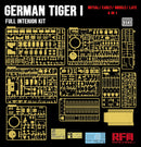 Rye Field Model 5141 1/35 Tiger I interior kit: Initial/ Early/ Mid/ Late