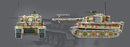 Build Army BA0181C WW2 German Tiger 1 Ausf.E Tank Late Version (Camouflage)
