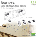 T-Rex 35029 1/35 Brackets of Side Skirt & Spare Track for King Tiger/Jagdtiger