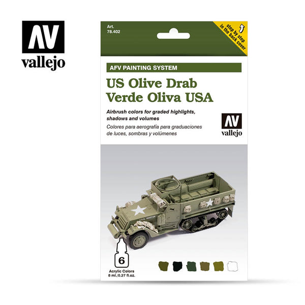 Vallejo 78.402 AFV Painting System: US Army Olive Drab