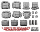 Value Gear 16USM04 1/16 WWII/Korea/Early Vietnam USMC M1941 Packs (Packs & Canteens)