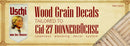 Uschi Van Der Rosten UV1047 Wood Grain Decals for Cid-27 Donnerbüchse Das Werk