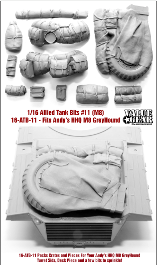 Value Gear ATB11 1/16 Allied M8 Tank Bits