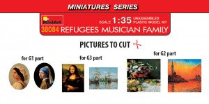 MiniArt 38084 1/35 Refugees Musician Family