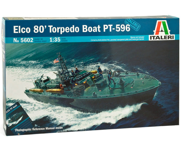 Italeri 5602 1/35 ELCO 80' PT - 596 TORPEDO BOAT