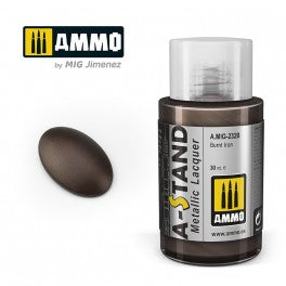 AMMO by Mig 2320 A-Stand Burnt Iron Metallic Lacquer