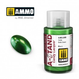 AMMO by Mig 2456 A-Stand Candy Bottle Green Lacquer