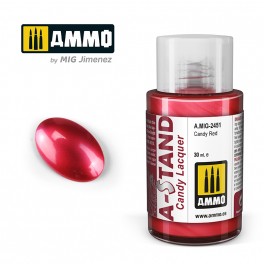 AMMO by Mig 2451 A-Stand Candy Red Lacquer