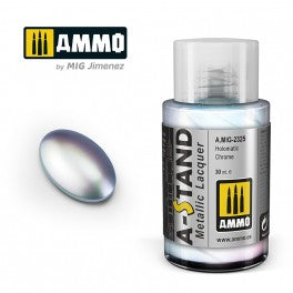 AMMO by Mig 2325 A-Stand Holomatic Chrome Metallic Lacquer