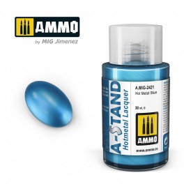 AMMO by Mig 2421 A-Stand Hot Metal Blue Lacquer