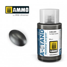AMMO by Mig 2424 A-Stand Hot Metal Carbon Lacquer