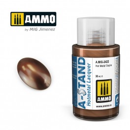 AMMO by Mig 2422 A-Stand Hot Metal Sepia Lacquer
