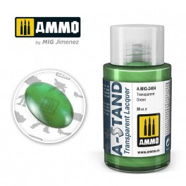 AMMO by Mig 2404 A-Stand Transparent Green Transparent Lacquer