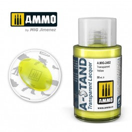 AMMO by Mig 2402 A-Stand Transparent Yellow Transparent Lacquer