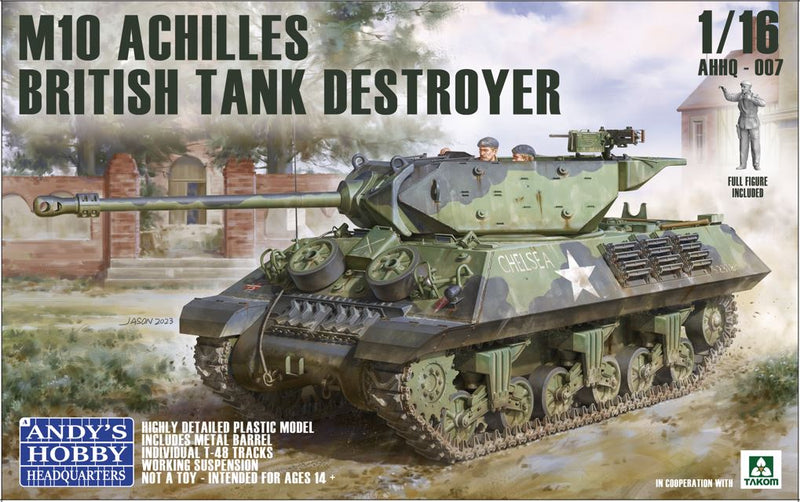 Andy's Hobby Headquarters AHHQ007 1/16 British Achilles M10 IIc Tank D