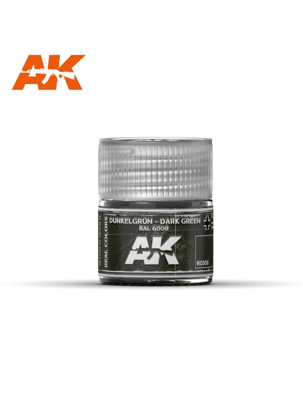 AK Interactive RC050 Real Colors : Dunkelgrün-Dark Green RAL 6009 10ml