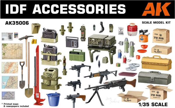 AK Interactive 35006 1/35 IDF Accessories