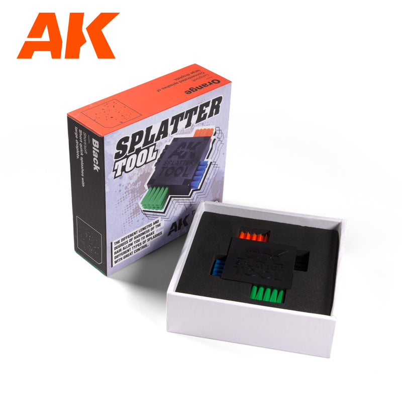 AK Interactive 9160 Splatter Tool - 4 sided