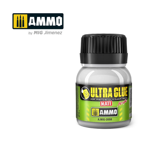 AMMO by Mig 2058 Ultra Glue Matte - For Etch, Clear Parts & More