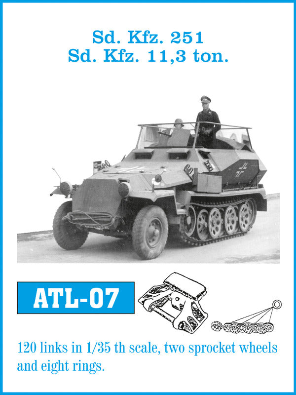 Friulmodel ATL-07 1/35 Sd.Kfz.251 Half Track - track set
