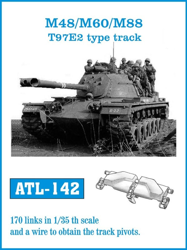 Friulmodel ATL-142 1/35 M48/M60/M88 T97E2 type track