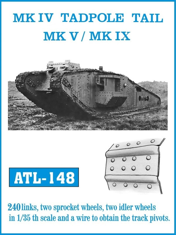 Friulmodel ATL-148 1/35 MK IV TADPOLE TAIL MKV / MK IX